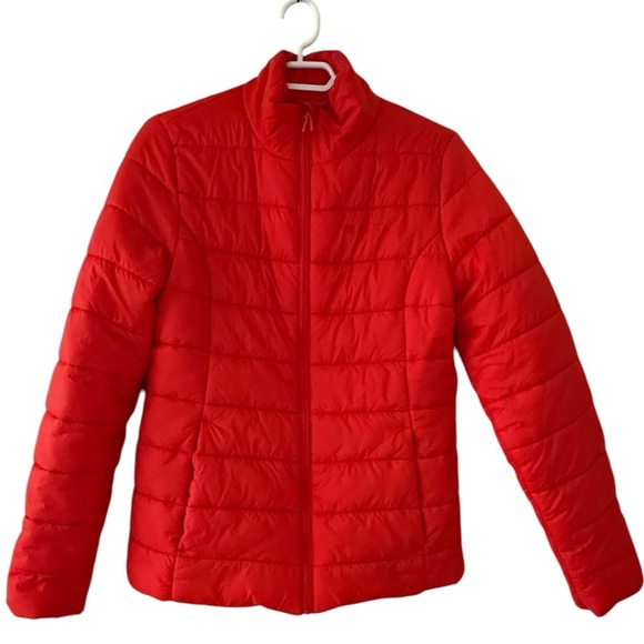 Mountain Warehouse Vibrant Red Puffer Jacket - Size 6 - Picture 1 of 12